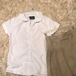 🎈Classic school girl button down shirt 🎈